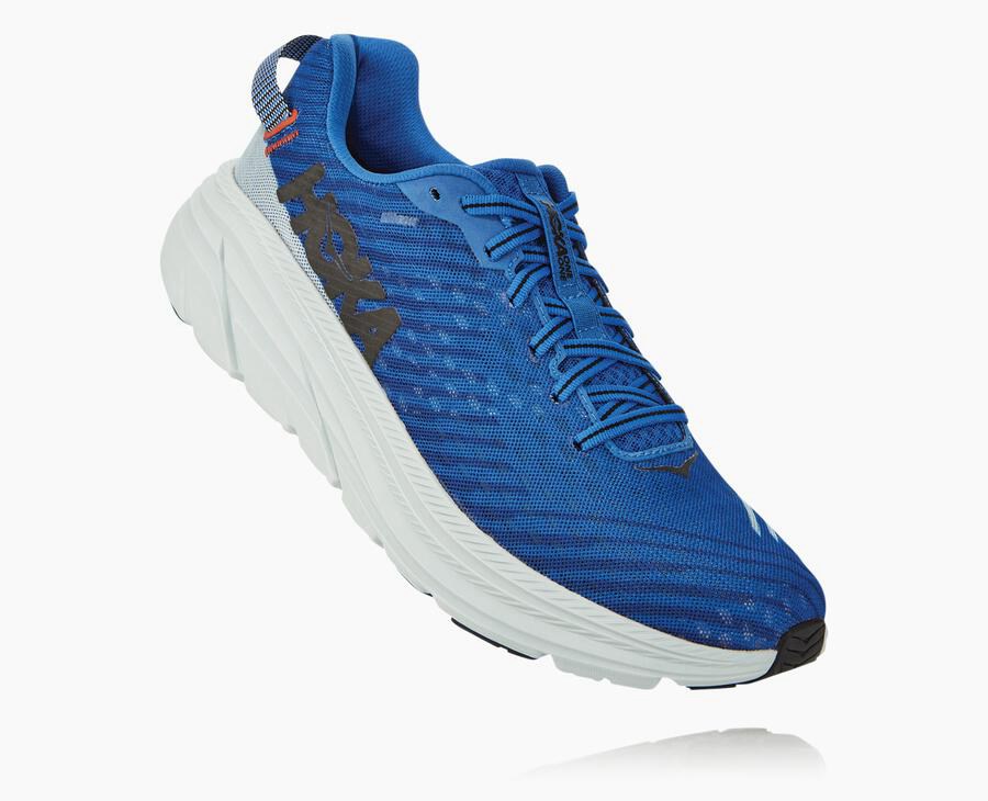 Running Shoes Mens - Hoka One One Rincon - Blue - LZGYTQV-98